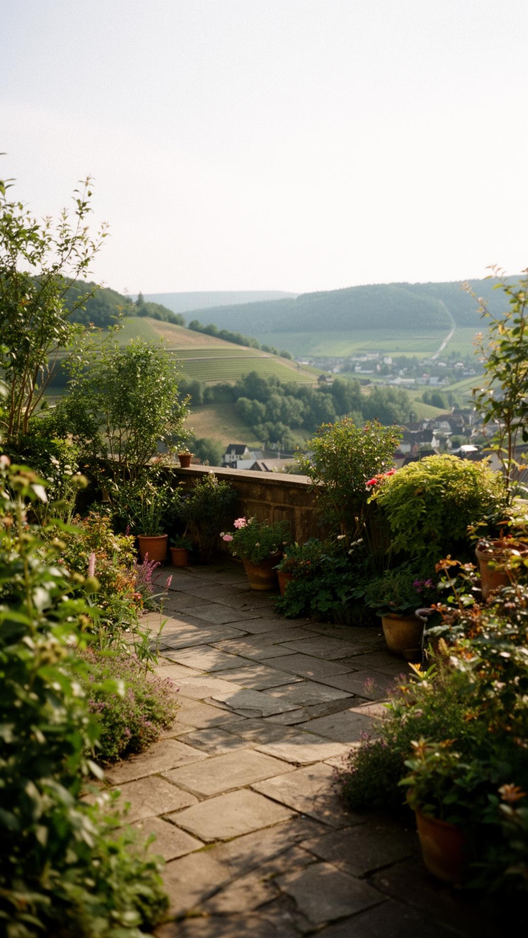 Hangterrasse mit Mosel-Blick